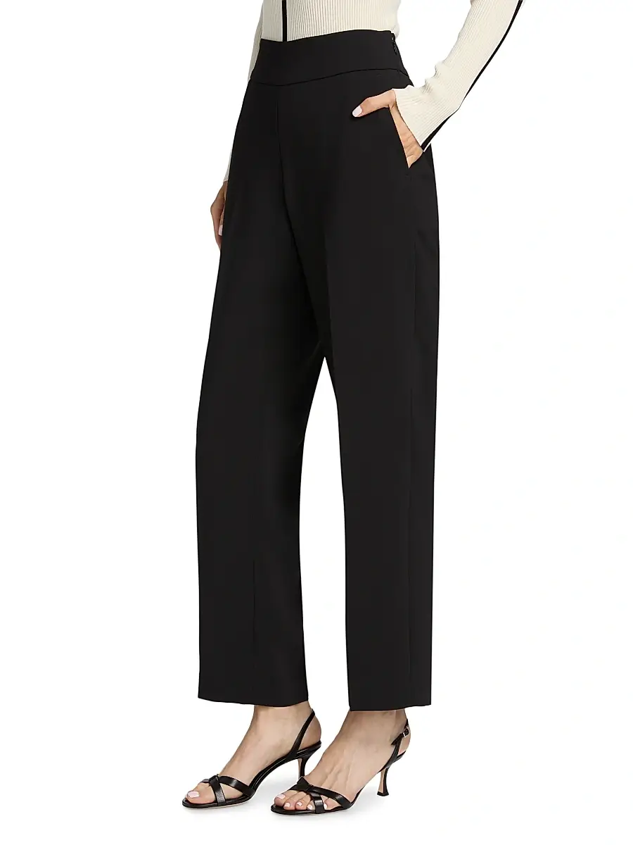 Elie Tahari Women's Bayla Straight-Leg Pants | Thumbnail 4