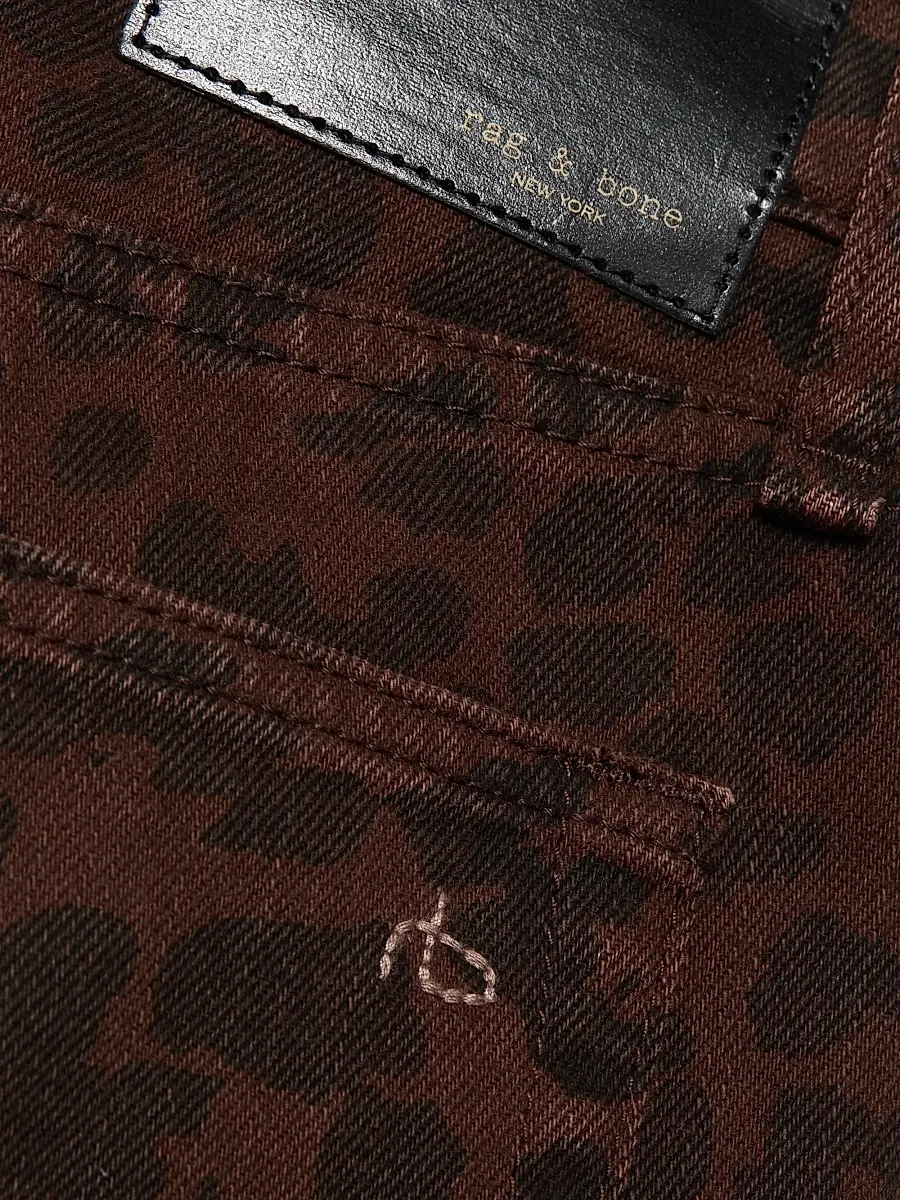 rag & bone Women's Shea Leopard-Print Relaxed-Fit Straight Jeans | Thumbnail 7 rag & bone Women's Shea Leopard-Print Relaxed-Fit Straight Jeans | Thumbnail 7