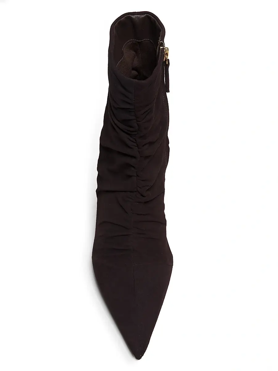 22élevé Women's Ruched Suede Booties | Thumbnail 4 22élevé Women's Ruched Suede Booties | Thumbnail 4