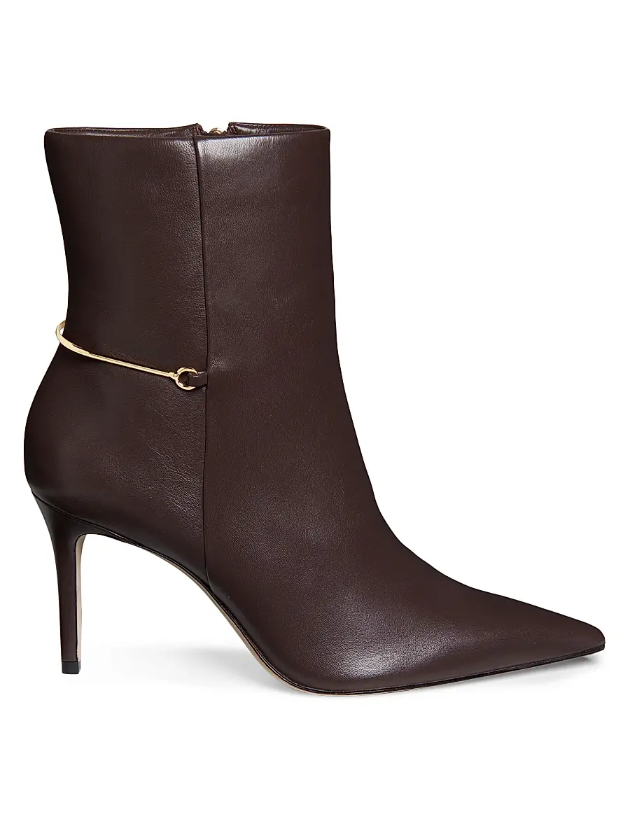 22élevé Women's 85MM Leather Stiletto Booties | Image 1 22élevé Women's 85MM Leather Stiletto Booties | Image 1