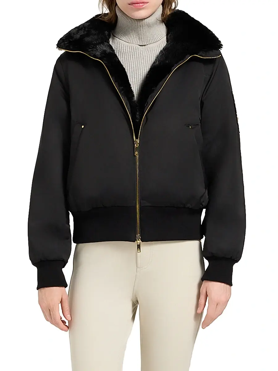 Moose Knuckles Women's Sainte Flavie Bomber Jacket | Thumbnail 4