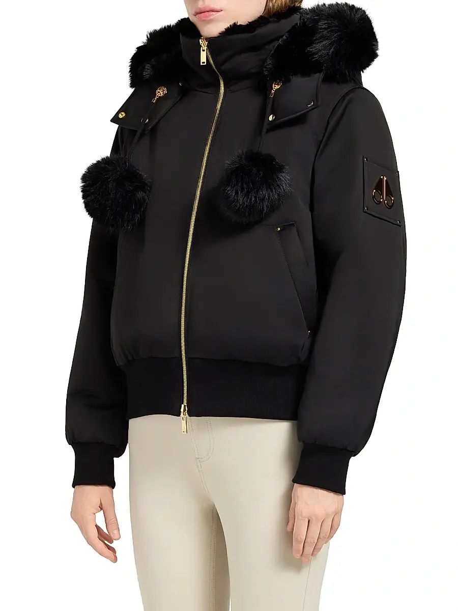Moose Knuckles Women's Sainte Flavie Bomber Jacket | Thumbnail 5