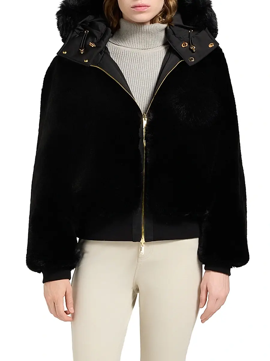 Moose Knuckles Women's Sainte Flavie Bomber Jacket | Thumbnail 7