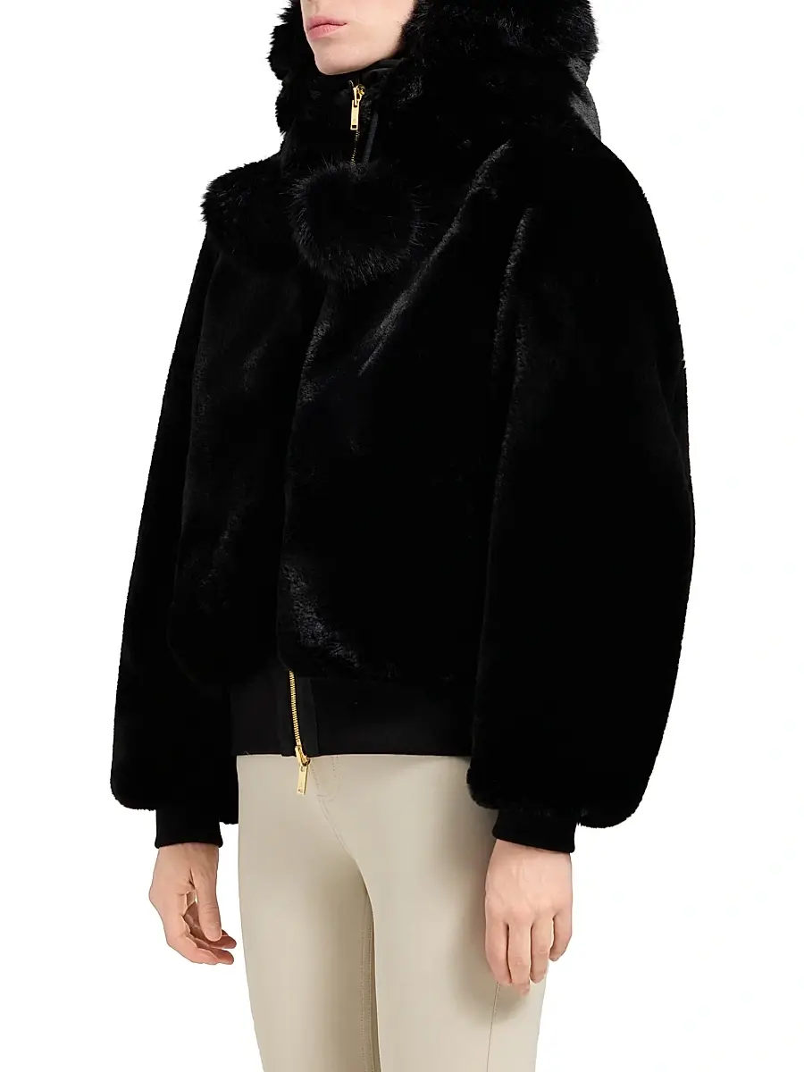 Moose Knuckles Women's Sainte Flavie Bomber Jacket | Thumbnail 8