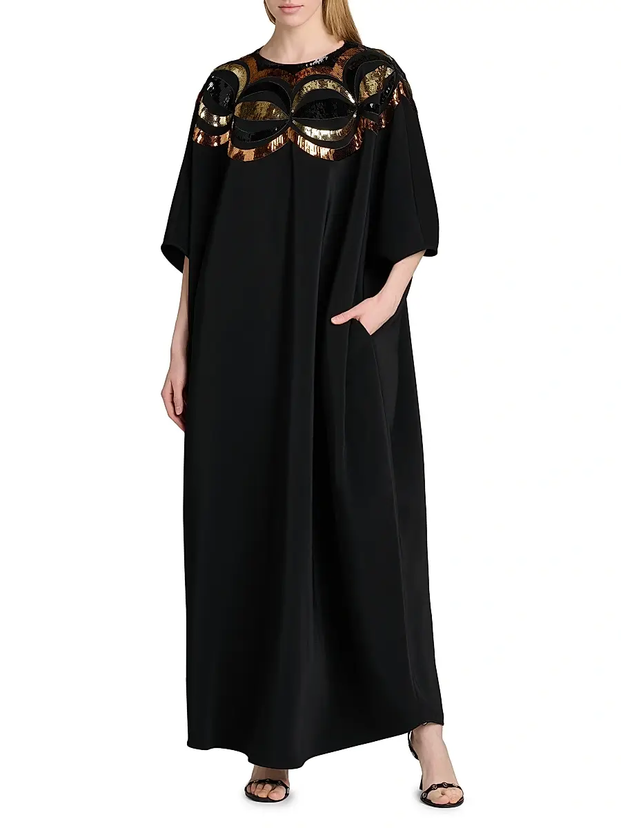 PUCCI Women's Sequined-Embellished Caftan | Thumbnail 2