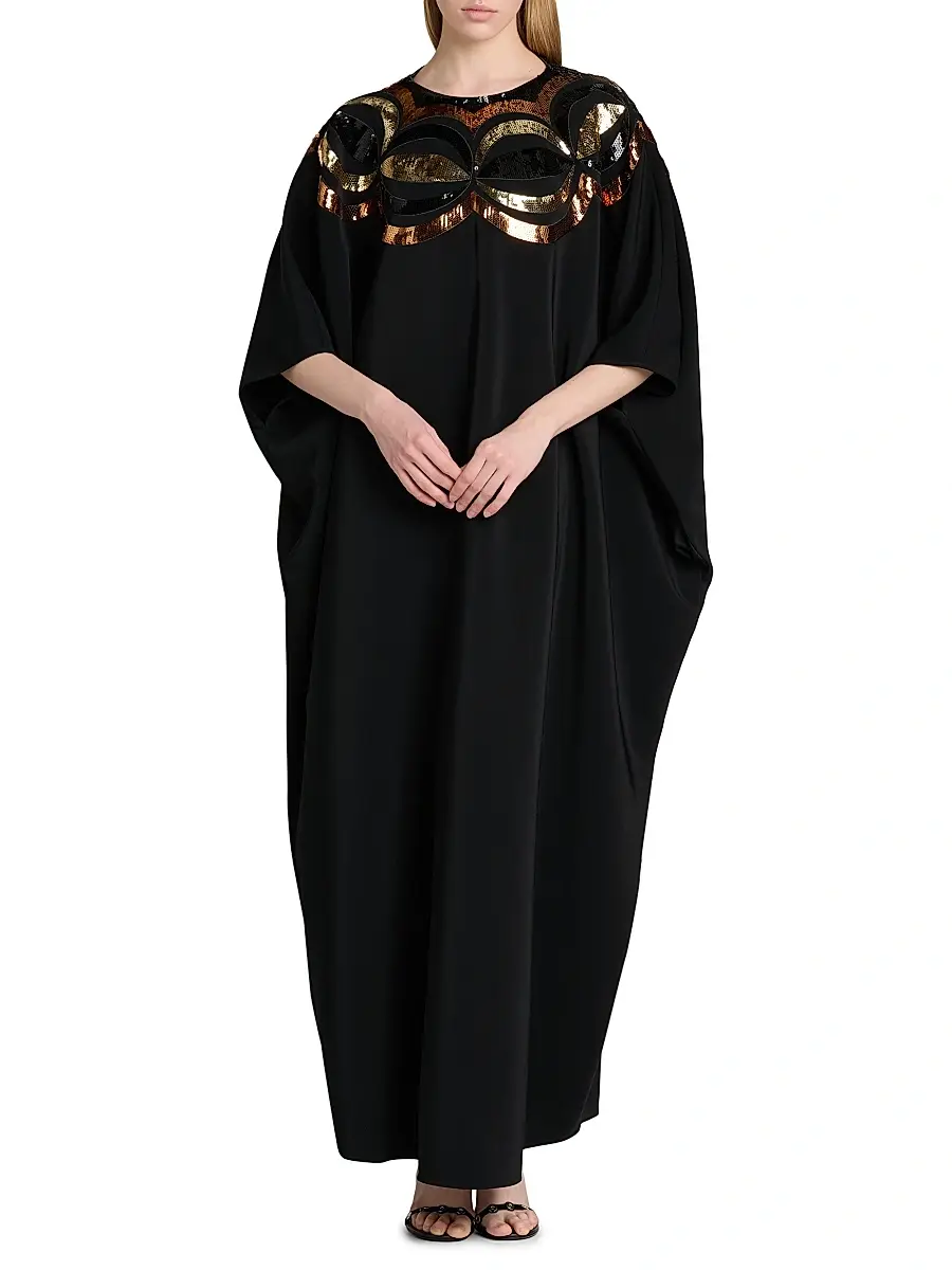 PUCCI Women's Sequined-Embellished Caftan | Thumbnail 3