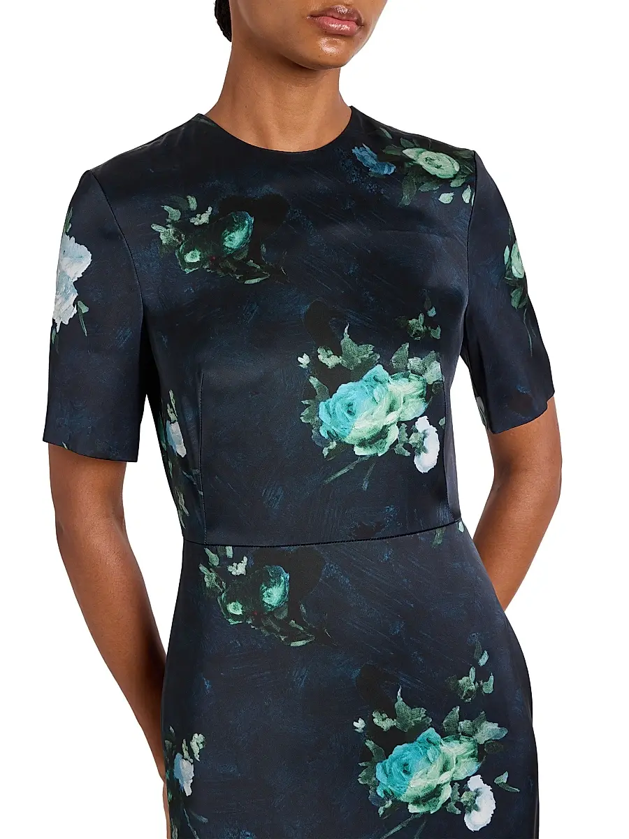 Erdem Women's Floral Sheath Midi-Dress | Thumbnail 6 Erdem Women's Floral Sheath Midi-Dress | Thumbnail 6