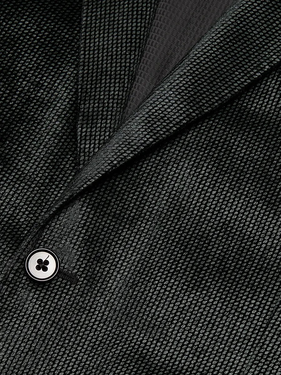 Emporio Armani Men's Sateen Grid Dinner Jacket | Thumbnail 7 Emporio Armani Men's Sateen Grid Dinner Jacket | Thumbnail 7
