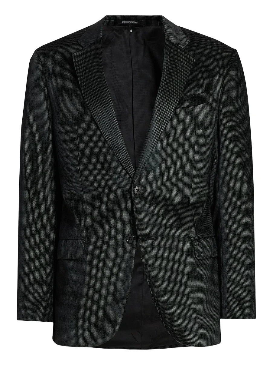 Men's Sateen Grid Dinner Jacket Men's Sateen Grid Dinner Jacket