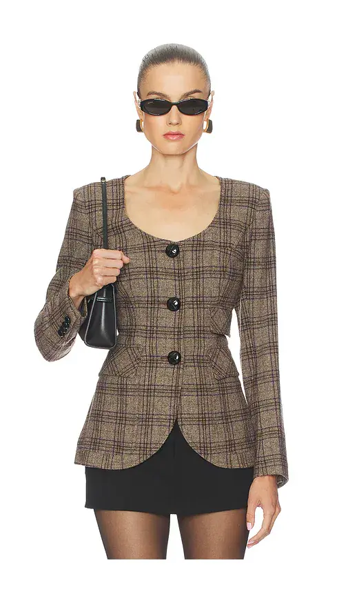 SMYTHE Portrait Neck Blazer | Image 1 SMYTHE Portrait Neck Blazer | Image 1