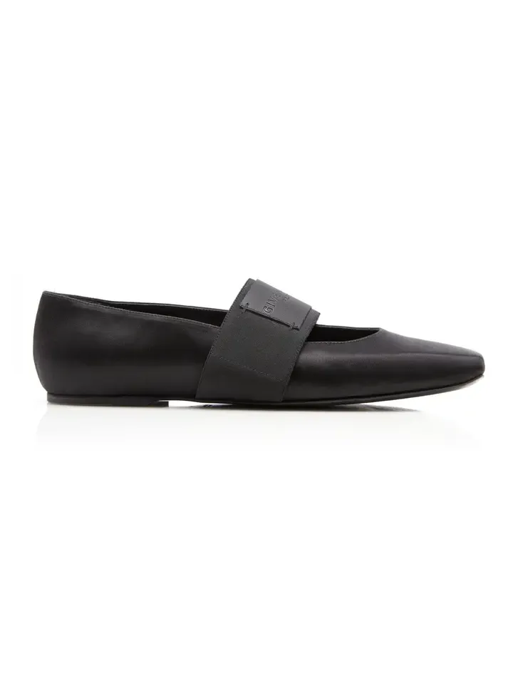 Sliced Square Satin Ballet Flats Sliced Square Satin Ballet Flats