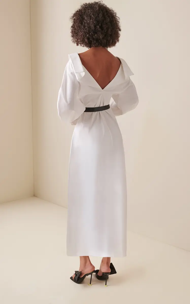 Givenchy Off-The-Shoulder Cotton Poplin Midi Shirt Dress | Thumbnail 4 Givenchy Off-The-Shoulder Cotton Poplin Midi Shirt Dress | Thumbnail 4