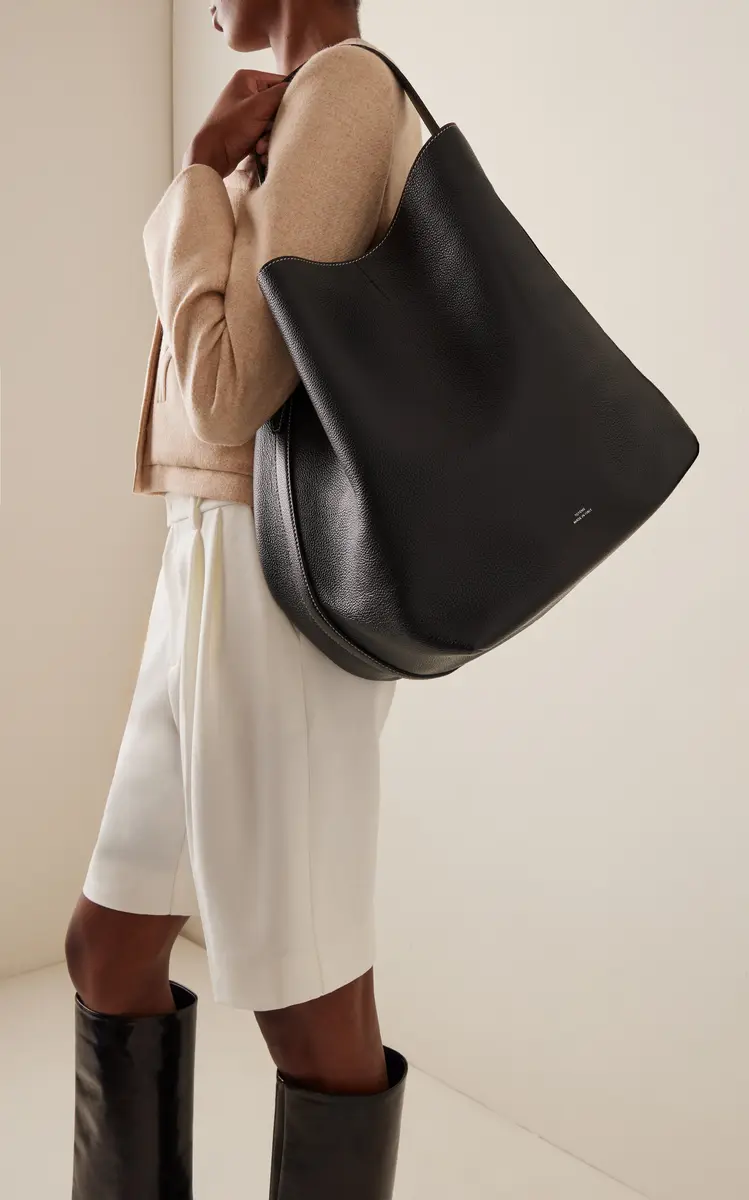 TOTEME Belted Leather Tote Bag | Thumbnail 3