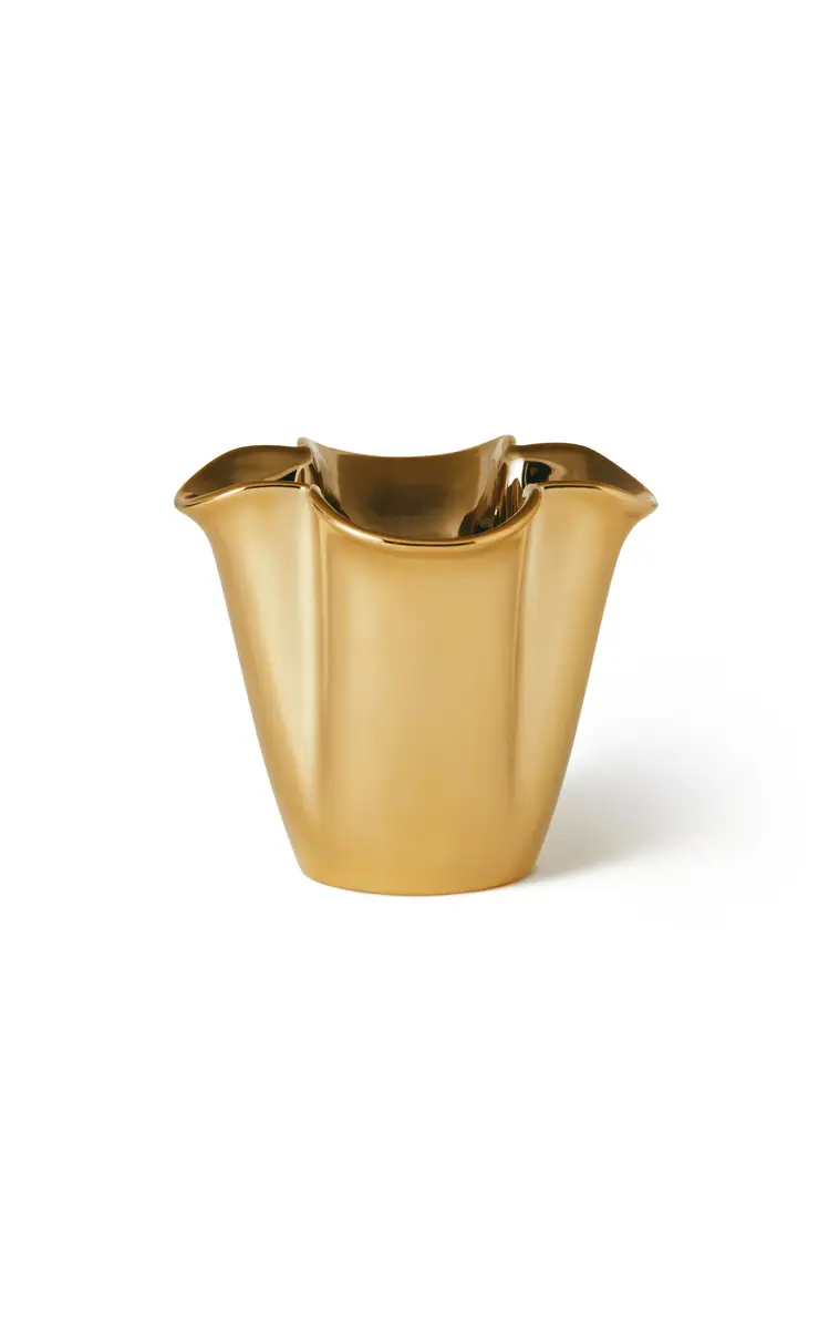 Gilded Clover Small Vase - Gold Gilded Clover Small Vase - Gold