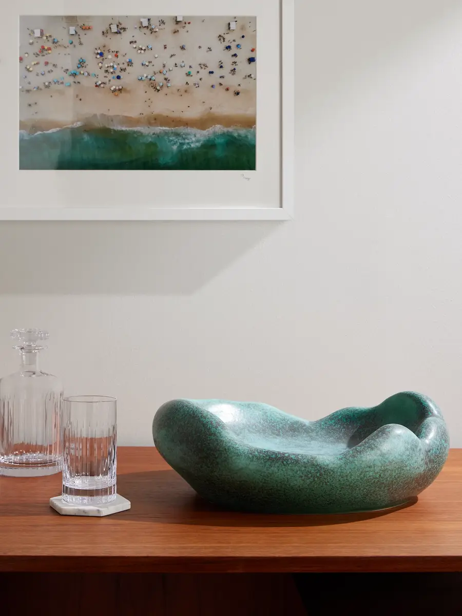 L'Objet Cenote Large Porcelain Coupe Bowl - Men | Thumbnail 2 L'Objet Cenote Large Porcelain Coupe Bowl - Men | Thumbnail 2