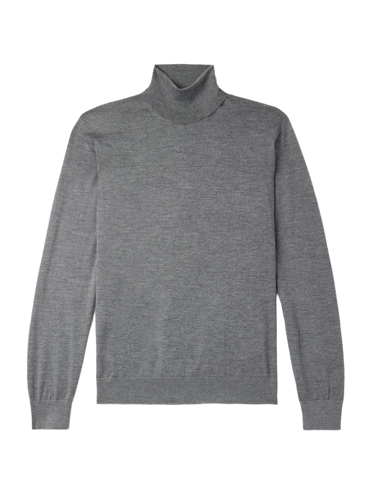 Cashmere and Silk-Blend Rollneck Sweater - Men Cashmere and Silk-Blend Rollneck Sweater - Men
