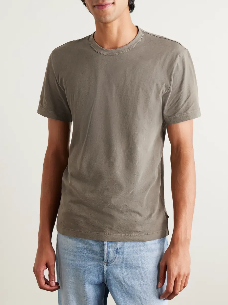 James Perse Combed Cotton-Jersey T-Shirt - Men | Thumbnail 3