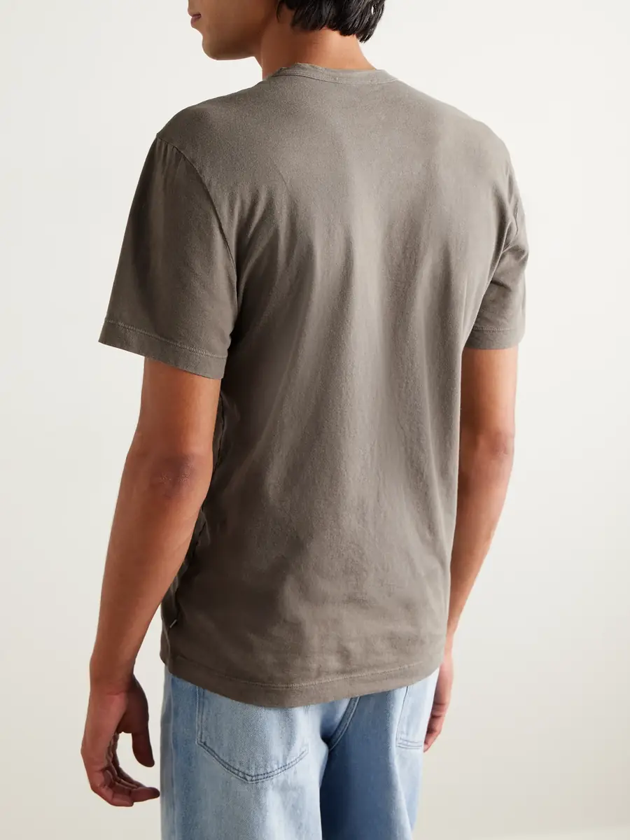 James Perse Combed Cotton-Jersey T-Shirt - Men | Thumbnail 4