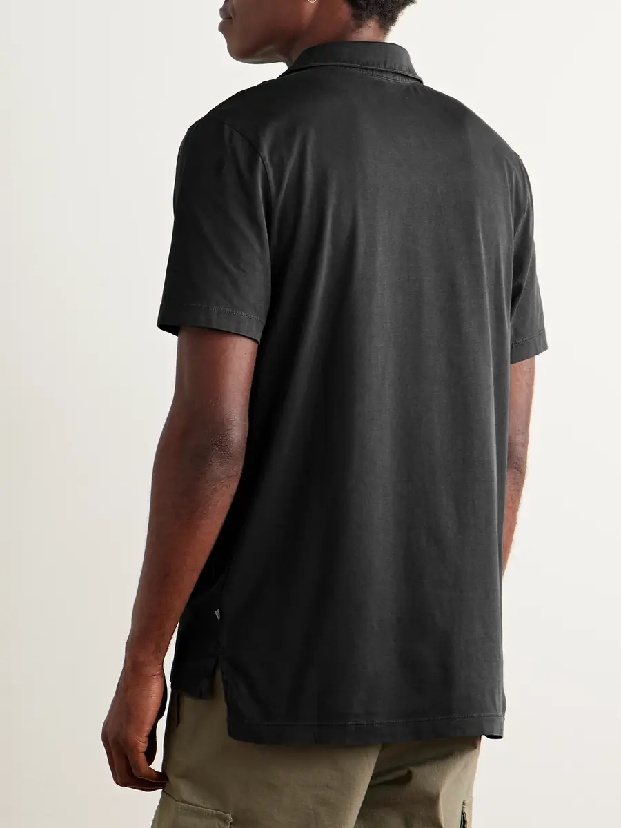 James Perse Supima Cotton-Jersey Polo Shirt - Men | Thumbnail 4 James Perse Supima Cotton-Jersey Polo Shirt - Men | Thumbnail 4