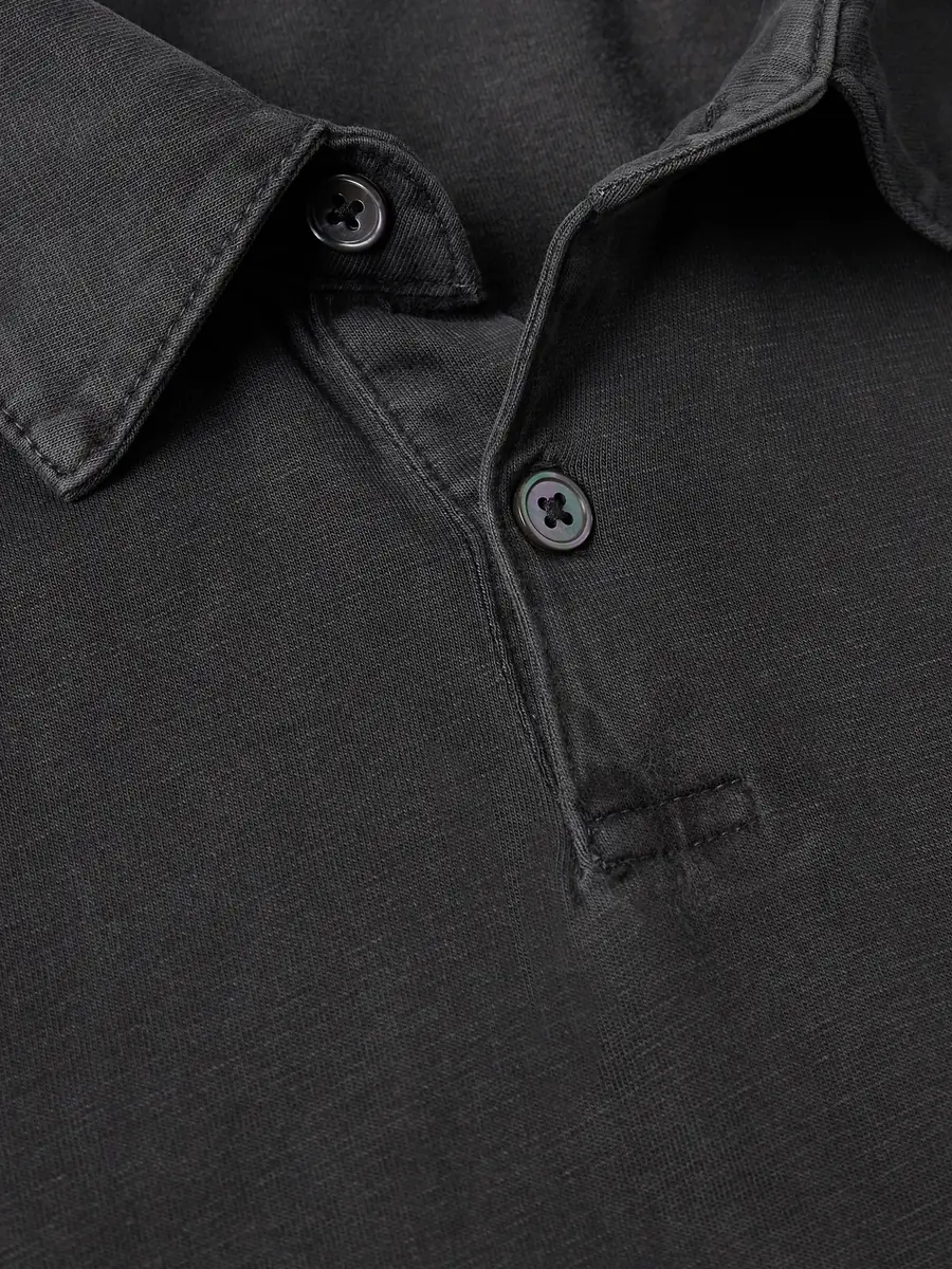 James Perse Supima Cotton-Jersey Polo Shirt - Men | Thumbnail 5 James Perse Supima Cotton-Jersey Polo Shirt - Men | Thumbnail 5
