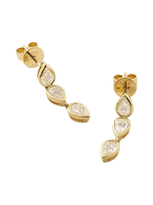 Elodie 18-karat Gold Diamond Earrings Elodie 18-karat Gold Diamond Earrings