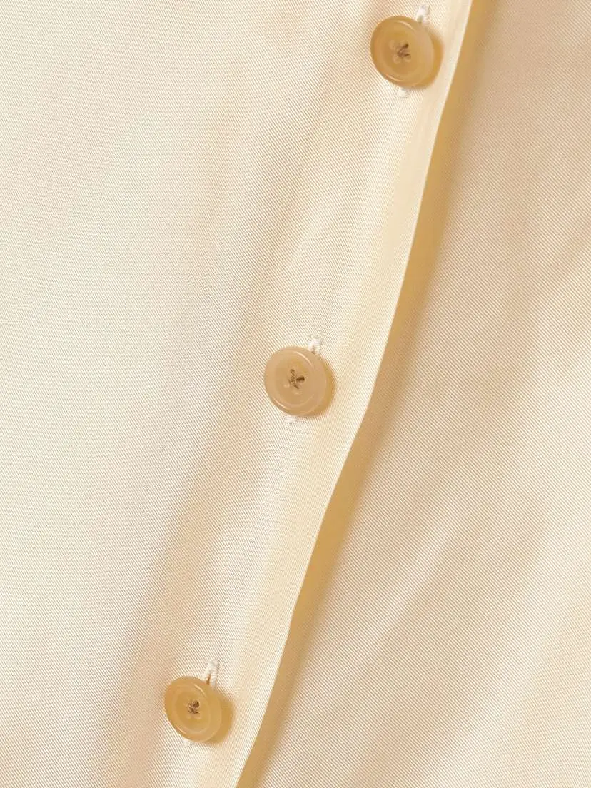 Khaite Auryn Satin-twill Shirt | Thumbnail 5