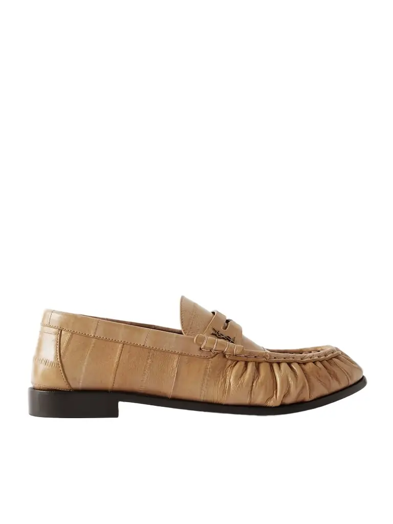Saint Laurent Le Loafer Eel Loafers | Image 1 Saint Laurent Le Loafer Eel Loafers | Image 1