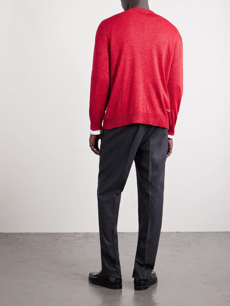 BODE Two-tone Lamé Cardigan | Thumbnail 9