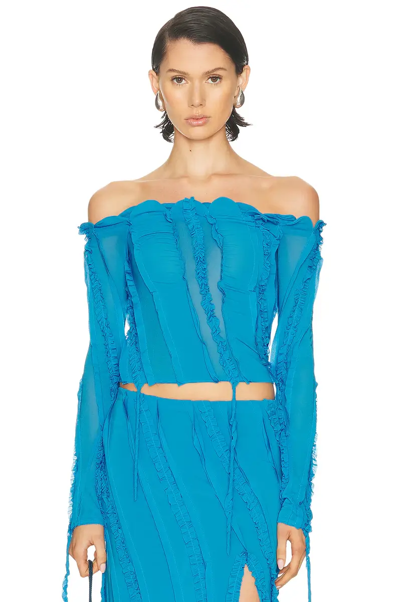 BLUMARINE Long Sleeve Top | Image 1 BLUMARINE Long Sleeve Top | Image 1