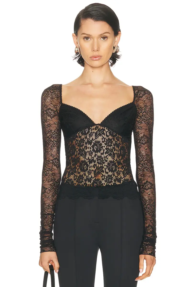 BLUMARINE Long Sleeve Top | Image 1 BLUMARINE Long Sleeve Top | Image 1