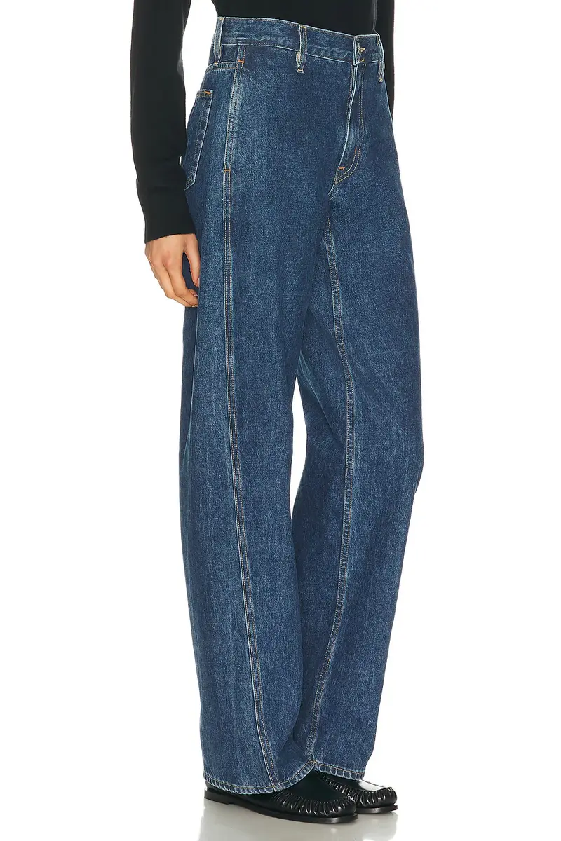SLVRLAKE Cassie Chino High Rise Wide Leg | Thumbnail 2 SLVRLAKE Cassie Chino High Rise Wide Leg | Thumbnail 2