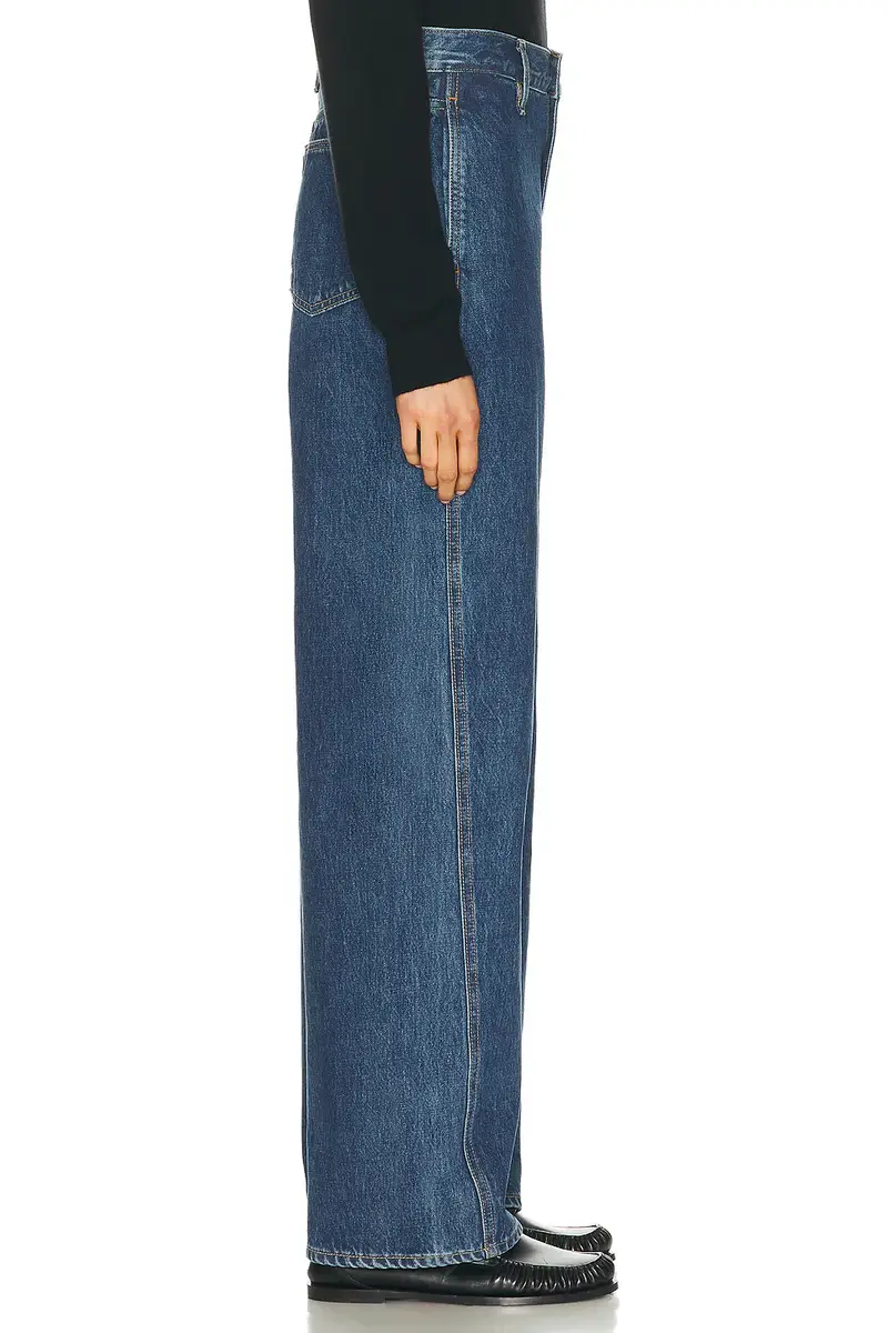 SLVRLAKE Cassie Chino High Rise Wide Leg | Thumbnail 3 SLVRLAKE Cassie Chino High Rise Wide Leg | Thumbnail 3