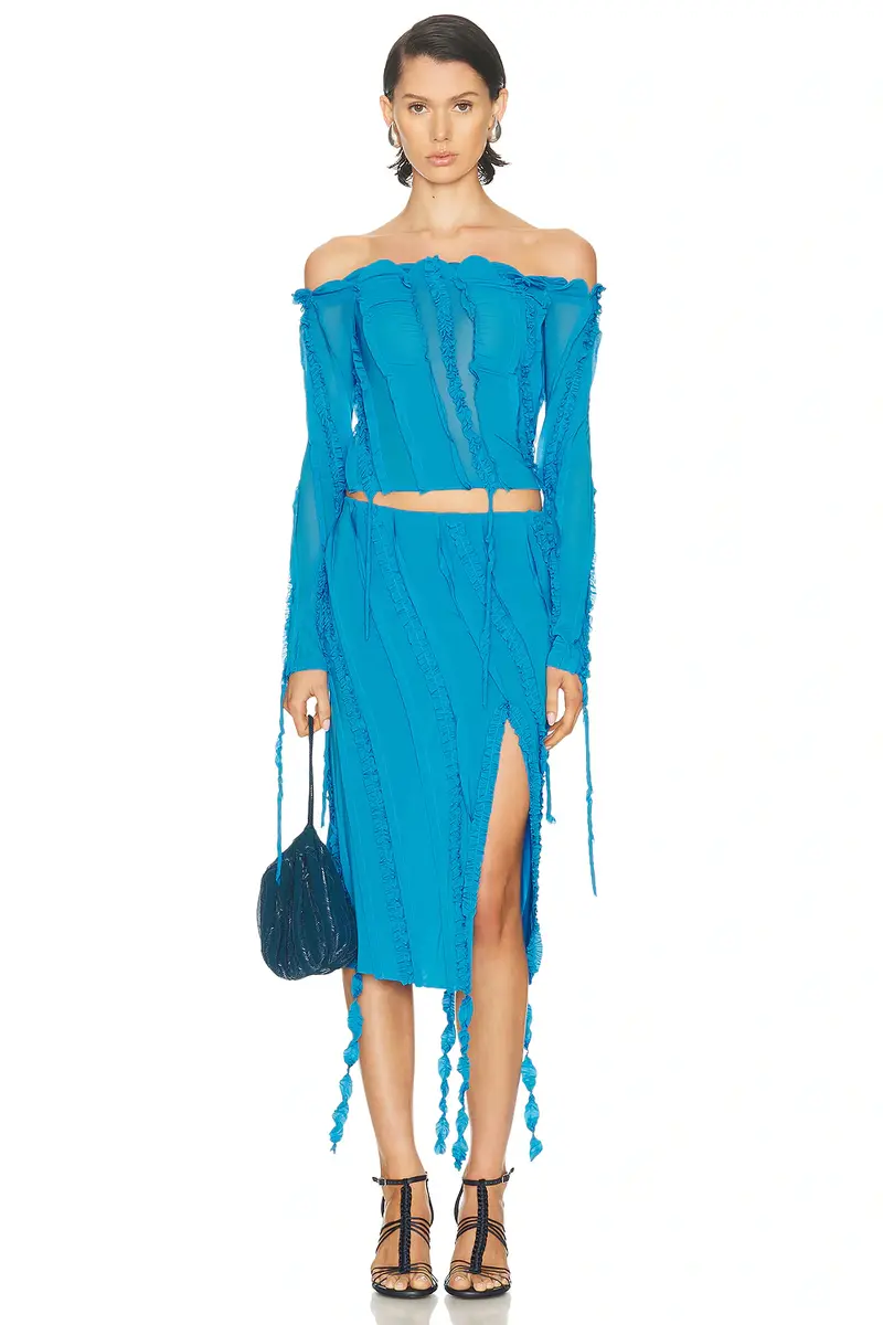 BLUMARINE Midi Skirt | Thumbnail 5