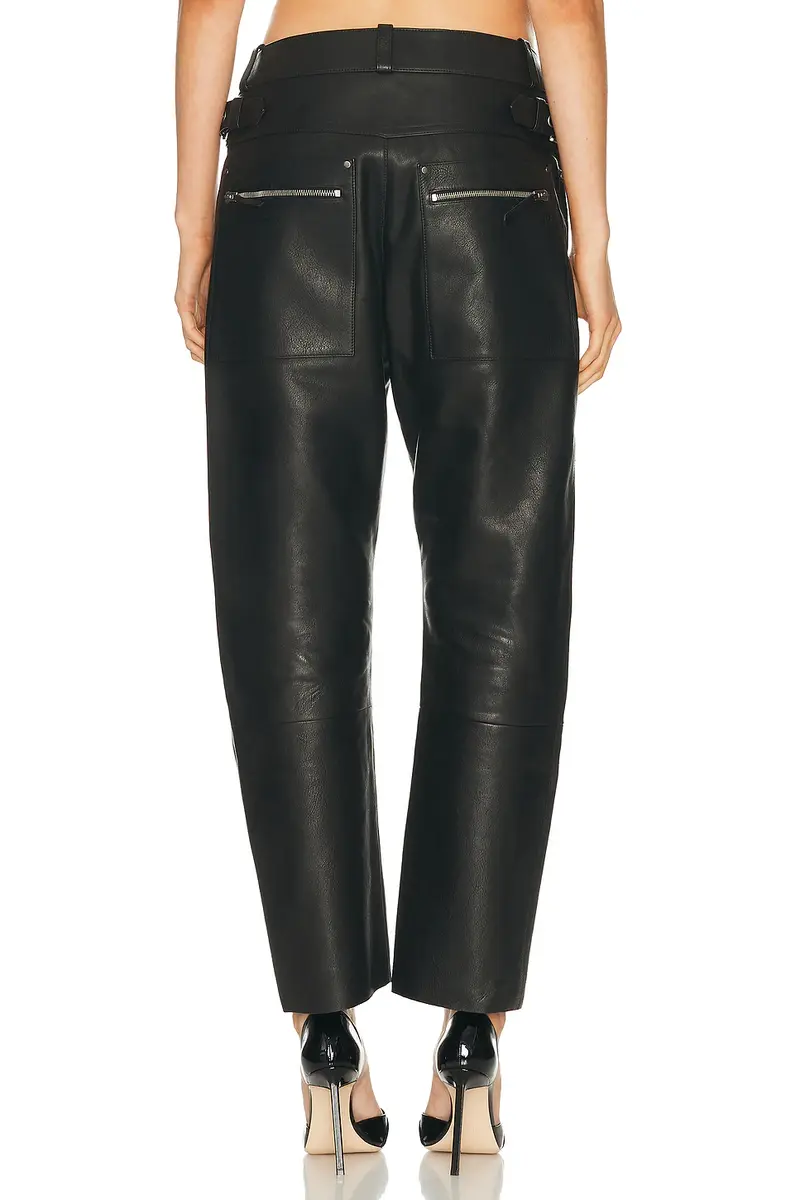 Tom Ford Bull Leather Biker Pant | Thumbnail 4 Tom Ford Bull Leather Biker Pant | Thumbnail 4