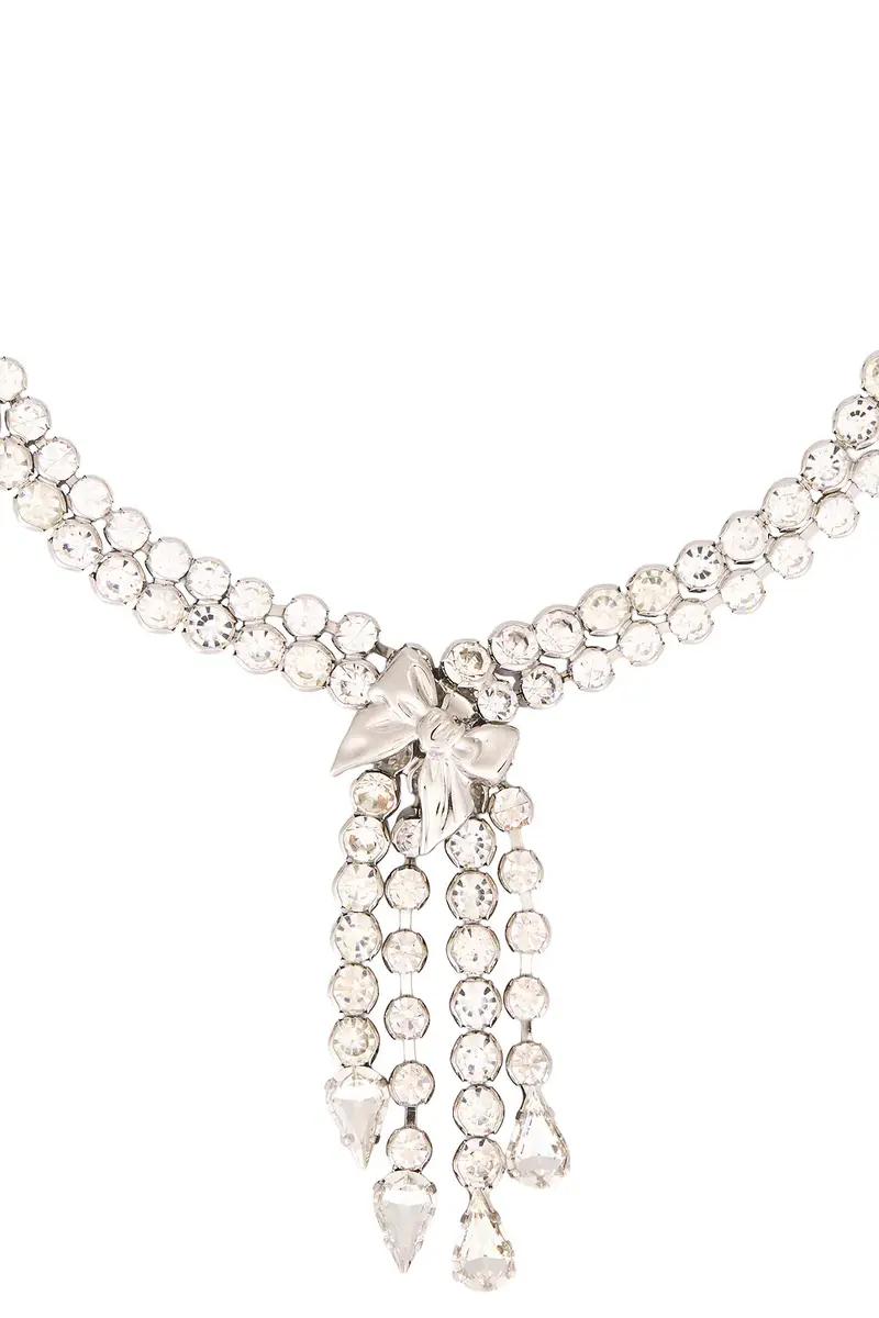 Alessandra Rich Crystal Necklace | Thumbnail 3 Alessandra Rich Crystal Necklace | Thumbnail 3