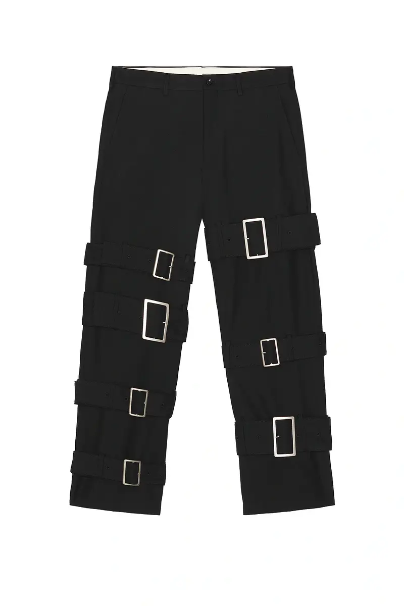 COMME des GARCONS Homme Plus Buckle Trousers