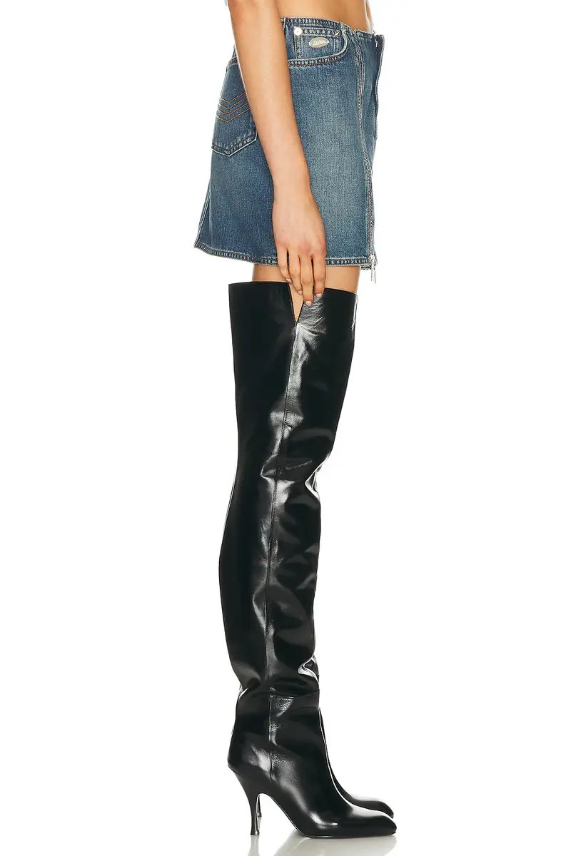 Jean Paul Gaultier Front Zipped Denim Mini Skirt | Thumbnail 2 Jean Paul Gaultier Front Zipped Denim Mini Skirt | Thumbnail 2
