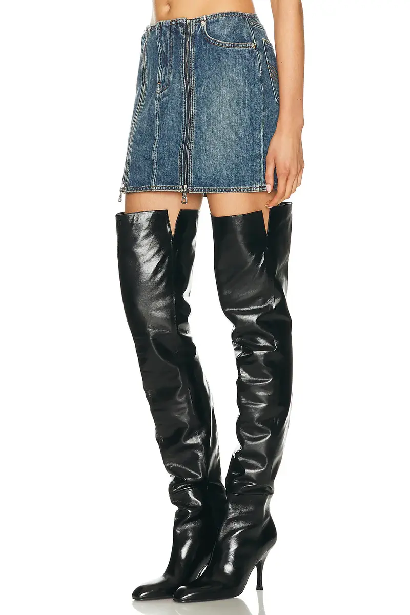 Jean Paul Gaultier Front Zipped Denim Mini Skirt | Thumbnail 3 Jean Paul Gaultier Front Zipped Denim Mini Skirt | Thumbnail 3