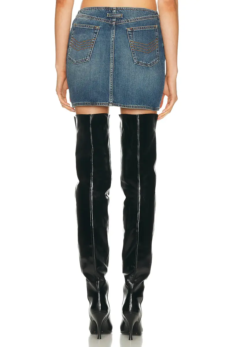 Jean Paul Gaultier Front Zipped Denim Mini Skirt | Thumbnail 4 Jean Paul Gaultier Front Zipped Denim Mini Skirt | Thumbnail 4