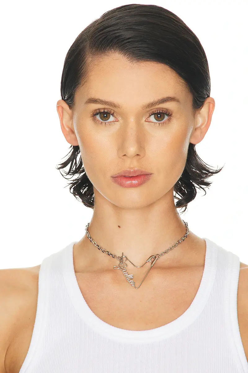 Jean Paul Gaultier Heart Safety Pin Necklace | Thumbnail 2 Jean Paul Gaultier Heart Safety Pin Necklace | Thumbnail 2