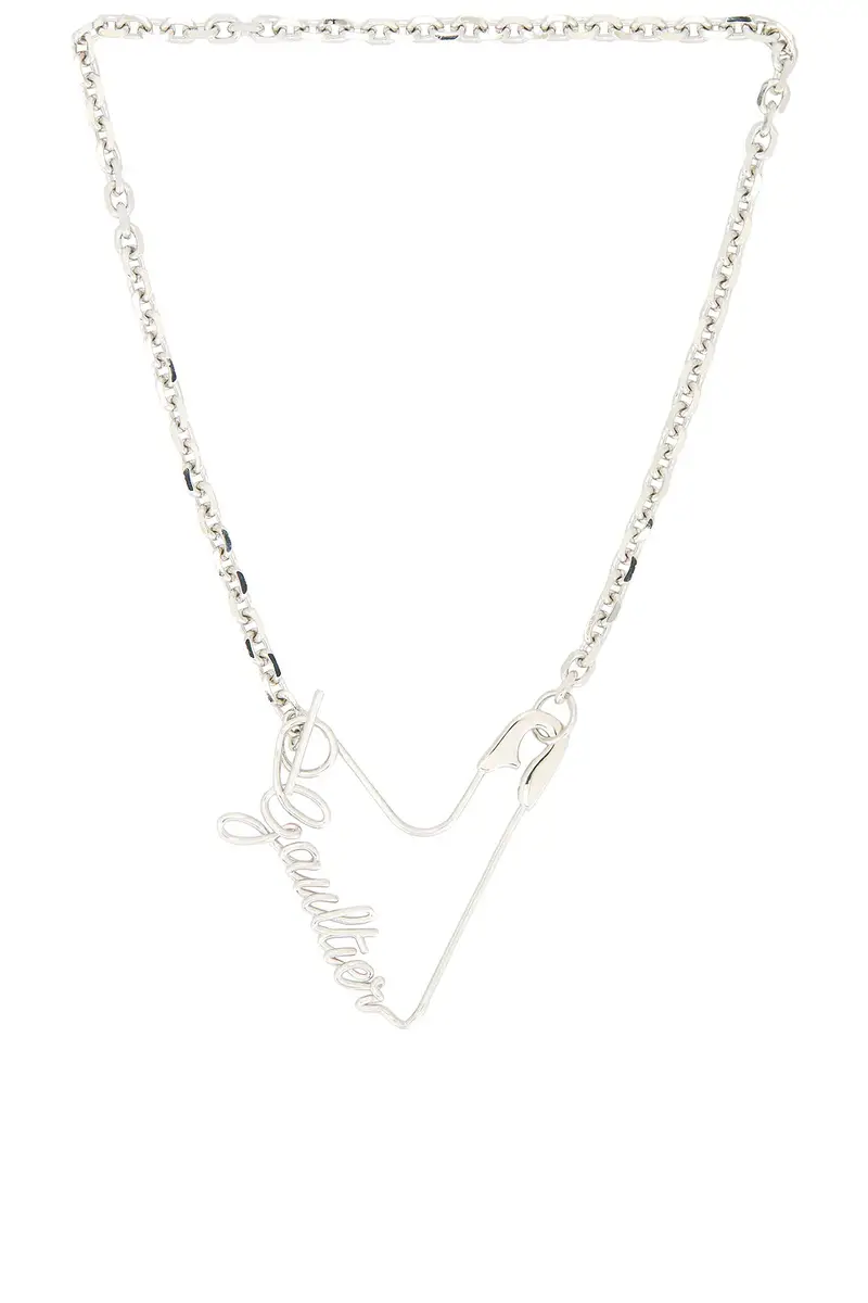 Jean Paul Gaultier Heart Safety Pin Necklace | Image 1 Jean Paul Gaultier Heart Safety Pin Necklace | Image 1