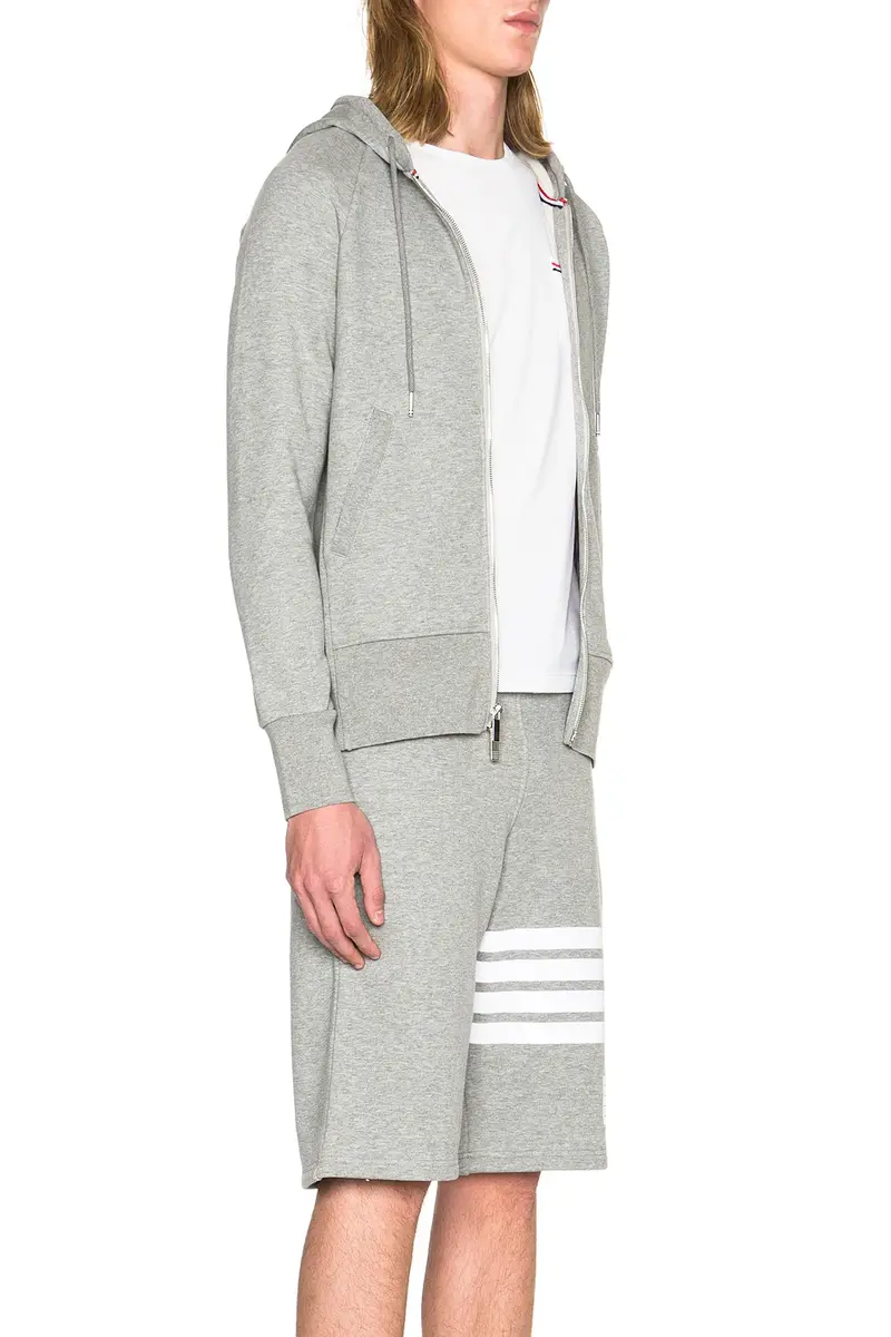 Thom Browne Engineered 4 Bar Zip Hoodie | Thumbnail 4 Thom Browne Engineered 4 Bar Zip Hoodie | Thumbnail 4