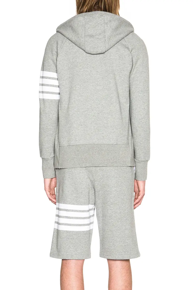 Thom Browne Engineered 4 Bar Zip Hoodie | Thumbnail 5 Thom Browne Engineered 4 Bar Zip Hoodie | Thumbnail 5