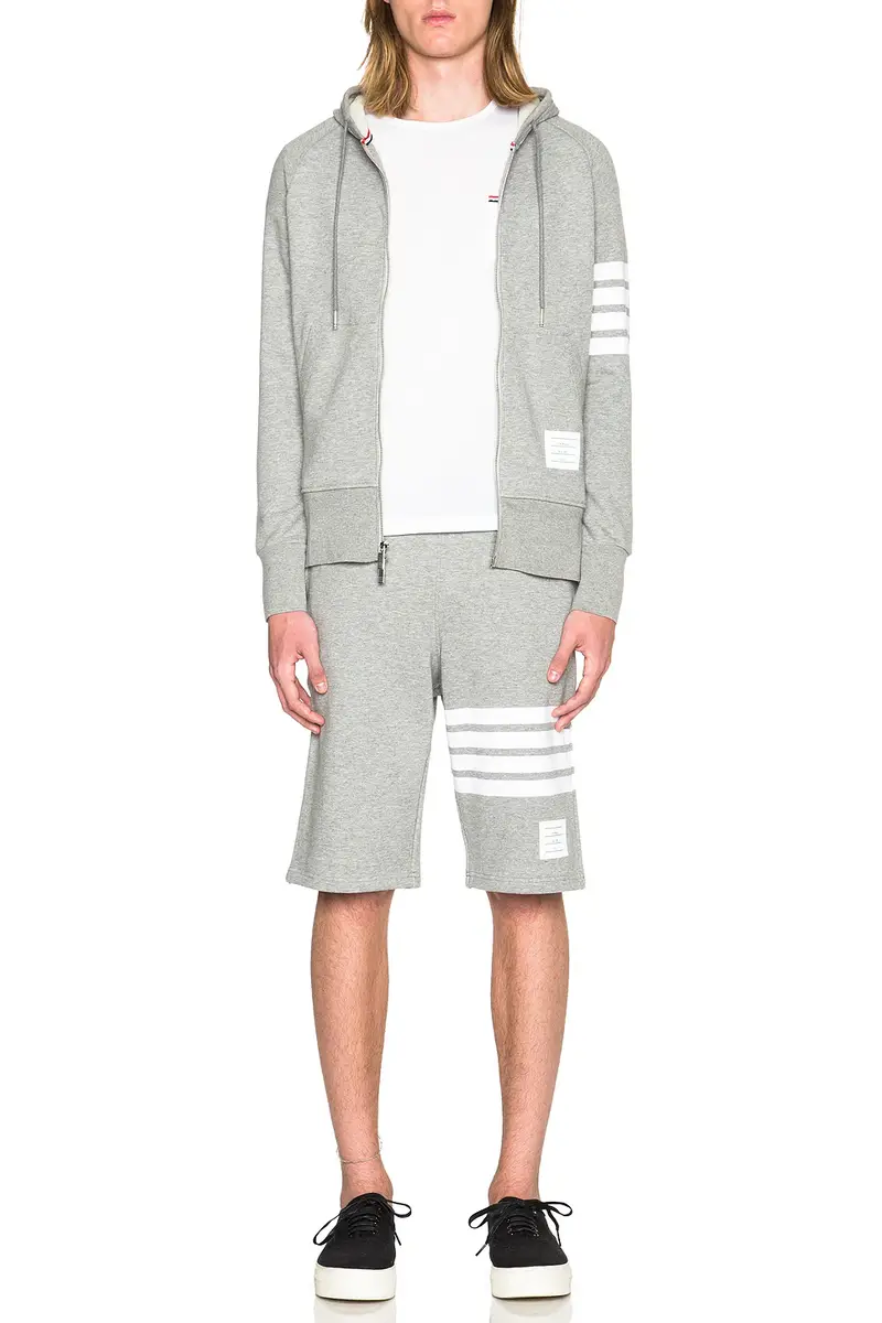 Thom Browne Engineered 4 Bar Zip Hoodie | Thumbnail 6 Thom Browne Engineered 4 Bar Zip Hoodie | Thumbnail 6