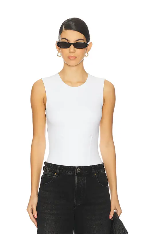 Good American Weightless Corset Tank Top | Image 1 Good American Weightless Corset Tank Top | Image 1