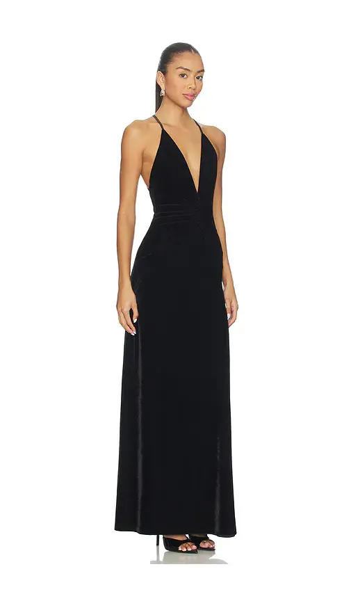Tularosa Marilyn Velvet Gown | Thumbnail 2