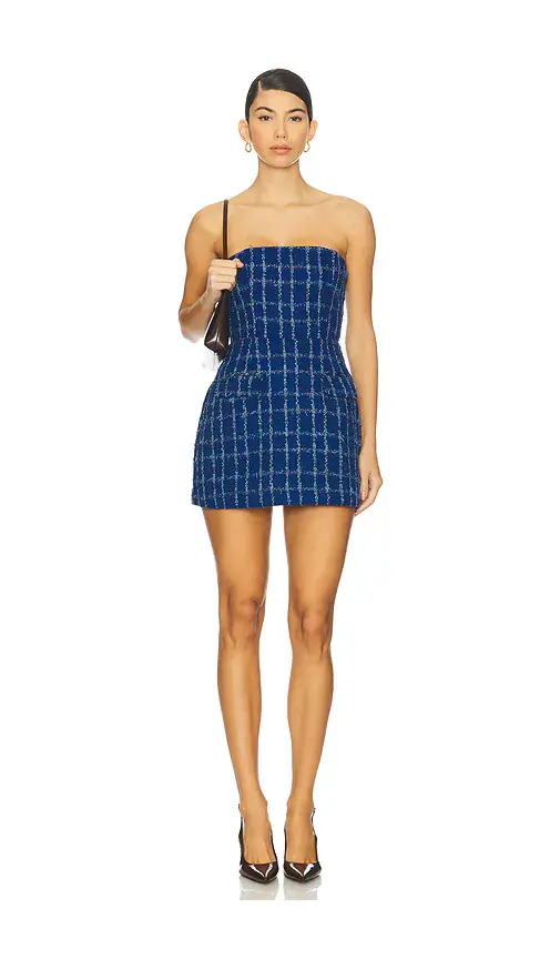 Amanda Uprichard x REVOLVE Strapless Bethany Skort Romper | Image 1 Amanda Uprichard x REVOLVE Strapless Bethany Skort Romper | Image 1