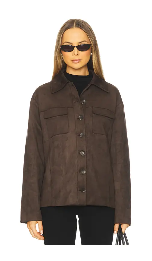 Tularosa Irene Faux Suede Jacket | Thumbnail 2 Tularosa Irene Faux Suede Jacket | Thumbnail 2