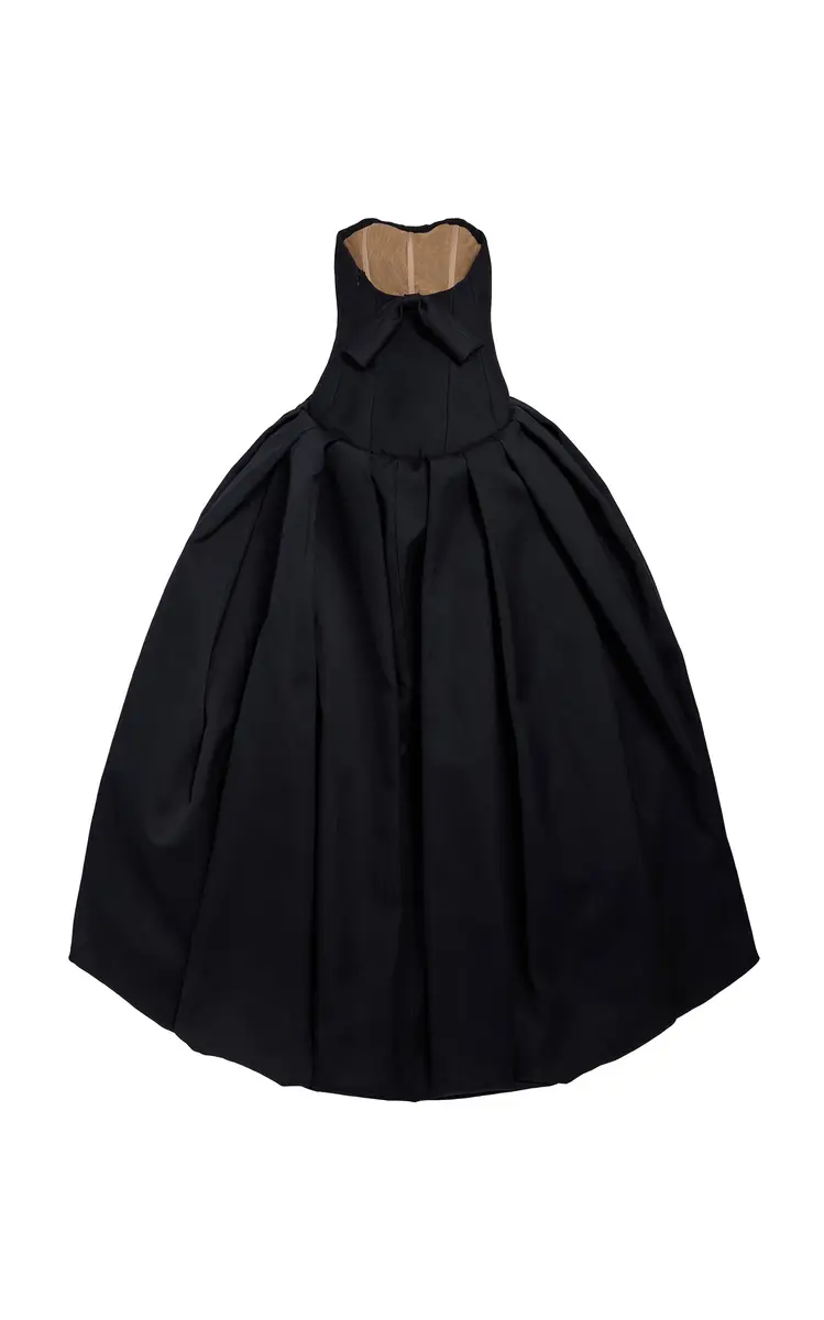 Balenciaga Wool-Blend Scuba Maxi Dress | Thumbnail 3