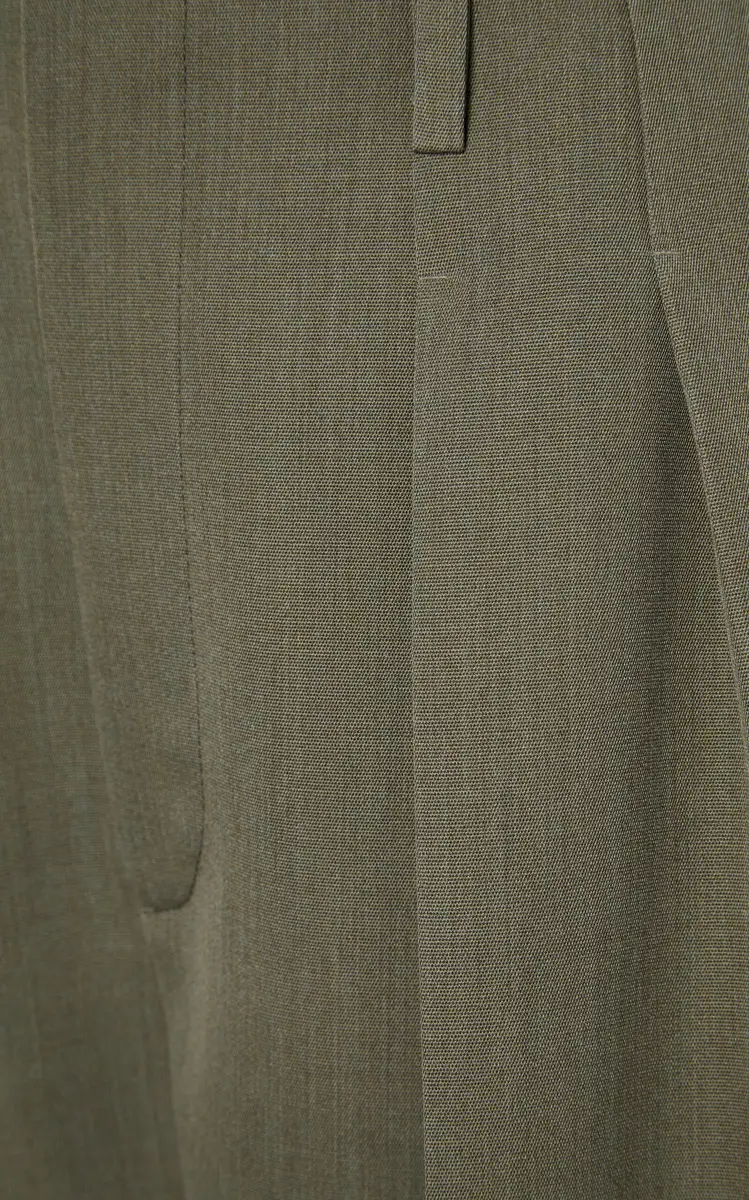 Bottega Veneta Wool Melange Toile Wide-Leg Pants | Thumbnail 5 Bottega Veneta Wool Melange Toile Wide-Leg Pants | Thumbnail 5